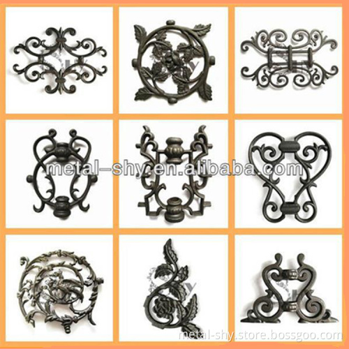 Cheap Modern Decorative Ornamental Cast Iron Fence Accessories